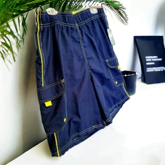 Revolution youth blue cargo swim trunks Size xl NWT - Picture 5 of 8
